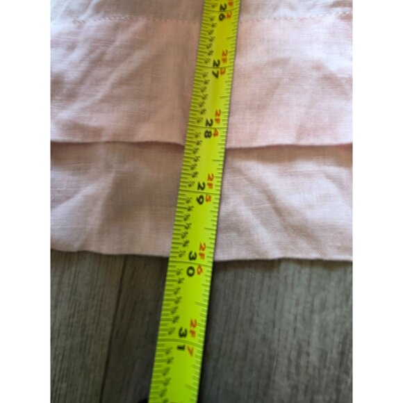 J. Jill Womens 100% Linen Pink Blouse With Button Details Size 2X - Picture 7 of 8